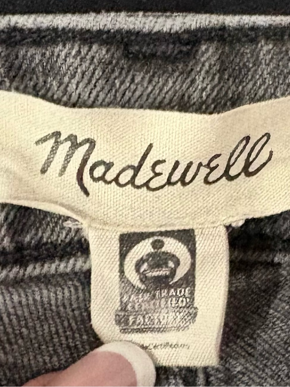 Madewell Straight-Leg Jeans in Washed Black - Picture 4 of 6